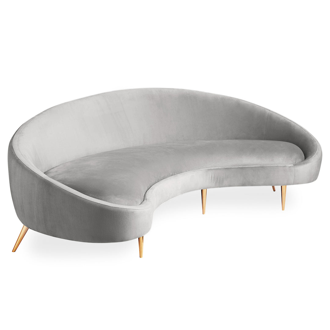 Jonathan Adler Ether Curved Sofa – Bergamo Graphite