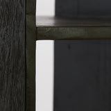 Light & Living Rayna Open Cabinet in Black Mango Wood
