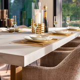 Richmond Interiors Whitebone Dining Table – 235cm