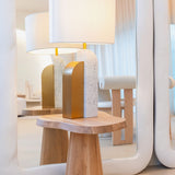 Richmond Interiors Riva Side Table in Natural Oak