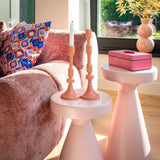 Richmond Interiors Kimble Side Table – Pink (Large)