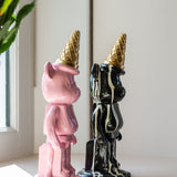 Richmond Interiors Ice Bear Sculpture – Pink