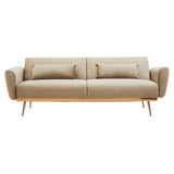 Adelaide Sofa Bed – Mink Velvet