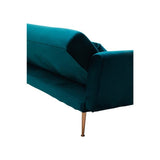 Adelaide Sofa Bed – Blue-Green Velvet