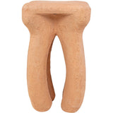Aeron Stool with Terracotta Finish