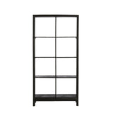 Light & Living Sondrio Shelving Unit – Black Mango Wood