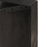 Light & Living Sondrio Shelving Unit – Black Mango Wood