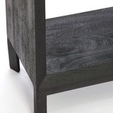 Light & Living Sondrio Shelving Unit – Black Mango Wood