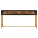 Alaric Geometric Console Table