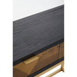 Alaric Geometric Console Table