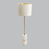 Livingsley Alden Table Lamp – White Marble