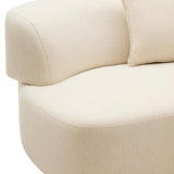Arabella Cream Linen 3 Seater Sofa
