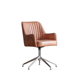 Ashcroft Swivel Chair – Vintage Brown