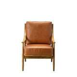 Atlas Armchair – Brown Leather