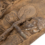 Benin Brass Plaque