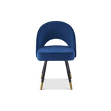 Berkeley Designs Hoxton Dining Chair in Blue Velvet – Set of 2