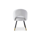 Berkeley Designs Hoxton Dining Chair in Light Grey Velvet – Set of 2