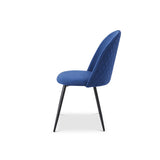Berkeley Designs Soho Dining Chair in Blue Velvet – Set of 2