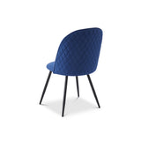 Berkeley Designs Soho Dining Chair in Blue Velvet – Set of 2