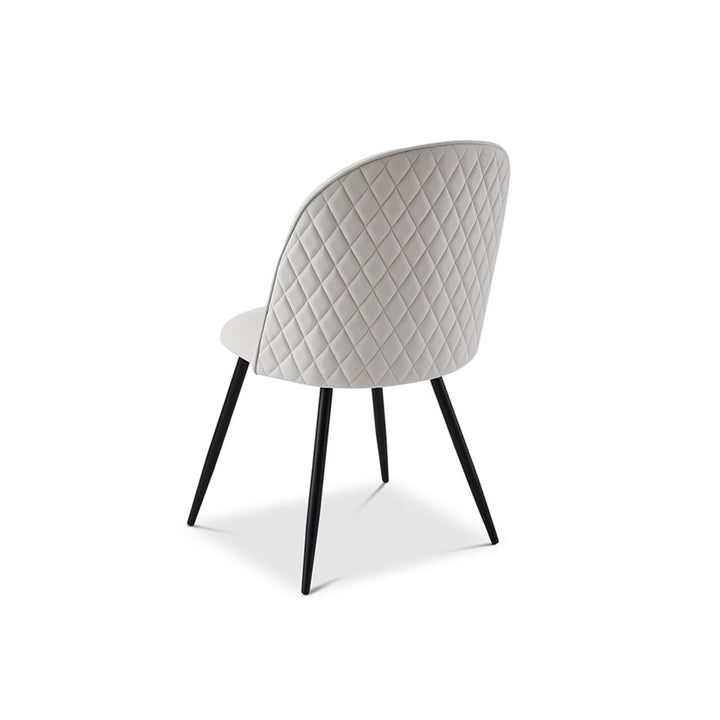 Berkeley Designs Soho Dining Chair in Light Grey – Set of 2