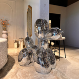 Richmond Interiors Black Mirror Dog Art Decoration – Giant