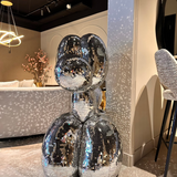 Richmond Interiors Black Mirror Dog Art Decoration – Giant