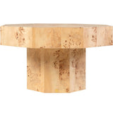 Branwell Coffee Table with Mappa Burl Veneer