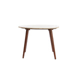 Light & Living Romano Coffee Table in Wood and Travertine - Large