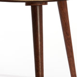 Light & Living Romano Coffee Table in Wood and Travertine - Large