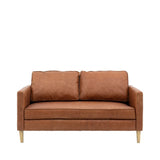 Buckley Vintage Brown Leather Sofa – 2 Seater