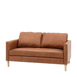 Buckley Vintage Brown Leather Sofa – 2 Seater