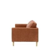 Buckley Vintage Brown Leather Sofa – 2 Seater