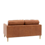 Buckley Vintage Brown Leather Sofa – 2 Seater