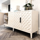 Carlisle Sideboard With Scallop Design