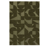 Caslow Geometric Rug – Green – Large