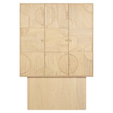 Cassian Cabinet in Natural Mindi Wood