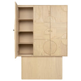 Cassian Cabinet in Natural Mindi Wood
