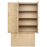 Cassian Cabinet in Natural Mindi Wood
