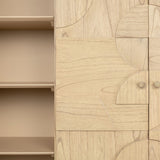 Cassian Cabinet in Natural Mindi Wood