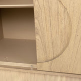 Cassian Cabinet in Natural Mindi Wood