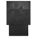 Cassian Cabinet in Black Mindi Wood