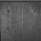 Cassian Cabinet in Black Mindi Wood