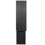 Cassian Cabinet in Black Mindi Wood