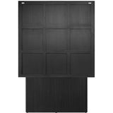 Cassian Cabinet in Black Mindi Wood