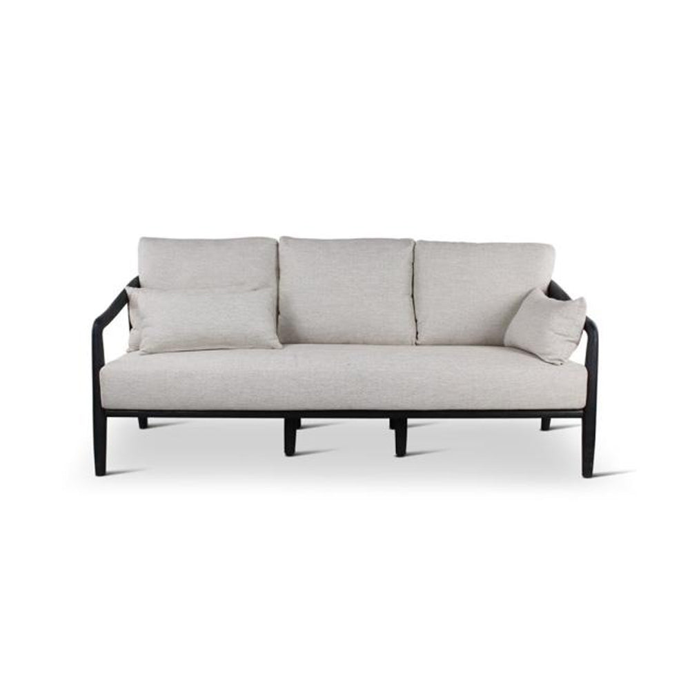Castle Line Anais 3-Seater Sofa – Black and Grey