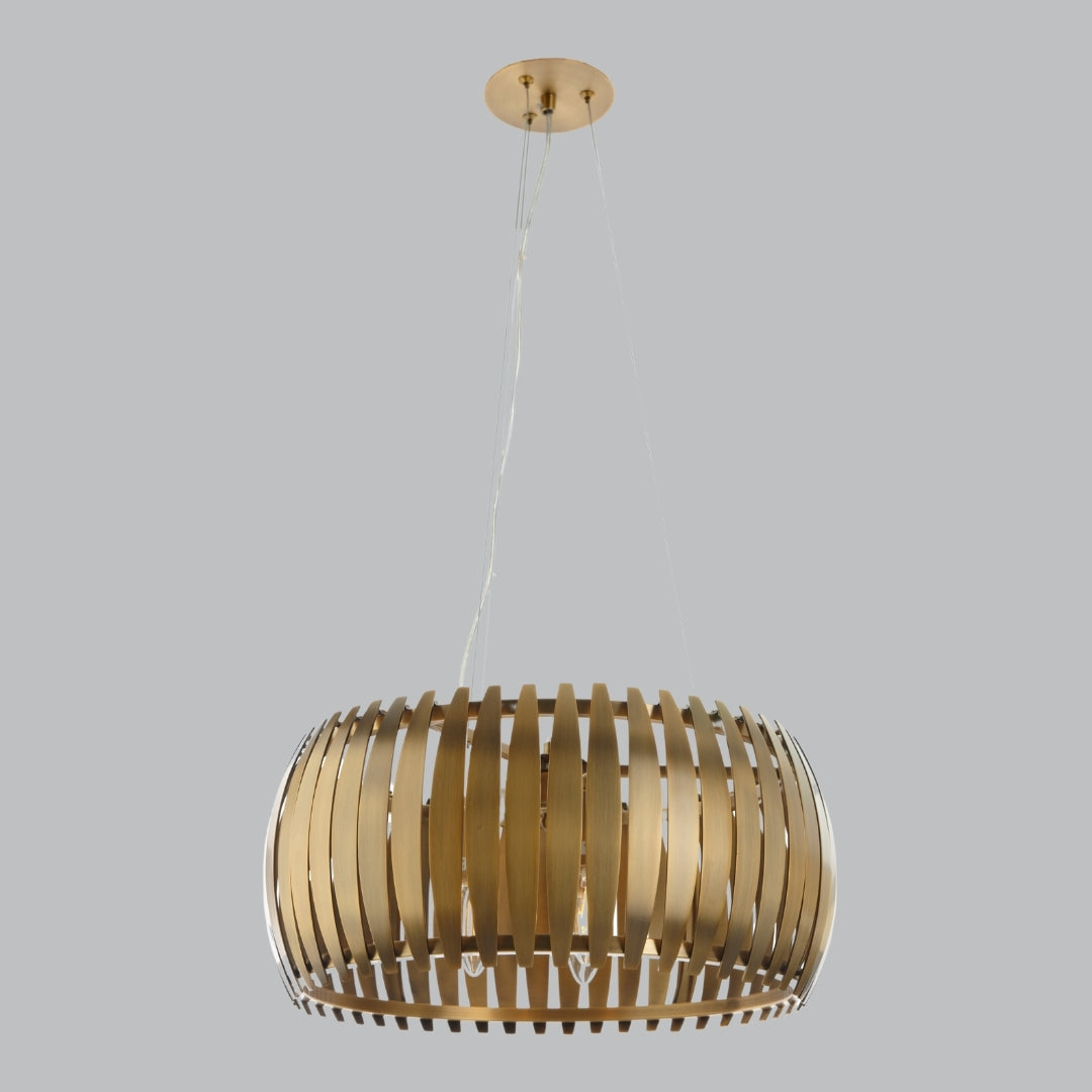 Livingsley Castor Pendant Light – Antique Brass