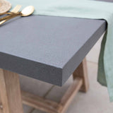 Garden Trading Chilford Dining Table – Acacia Wood and Polystone