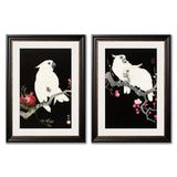 Cockatoos by Ohara Koson – York Slim Framed Print