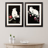 Cockatoos by Ohara Koson – York Slim Framed Print