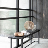 DTP Home Beam Bench with Black Finish – 165cm